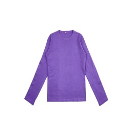 Order Ladies Long Sleeve Knitted Sweater Design Purple Round Neck Solid Color Sweater Sweater Supplier JUM062 Order Ladies Long Sleeve Knitted Sweater Design Purple Round Neck Solid Color Sweater Sweater Supplier JUM062